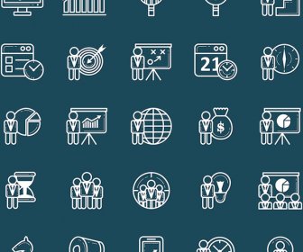 Collection Of Business Icons