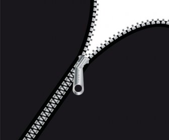 Cor Do Zipper Vector Backgrounds Conjunto