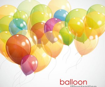 Kolorowe Balony Wektor