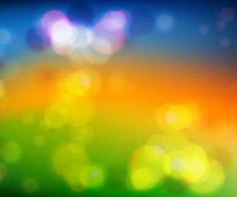 berwarna bokeh vector latar belakang