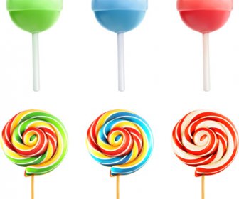 Colored Candies Vector Design
