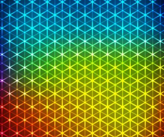 Estrelas De Brilho Colorido Vector Backgrounds