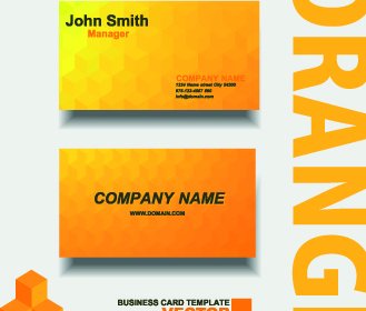 Colored Modern Business Cards Vectors