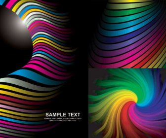 Colored Rainbow Background Vector