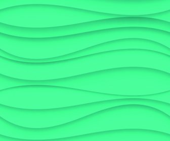 Colored Wavy Seamless Pattern Vector