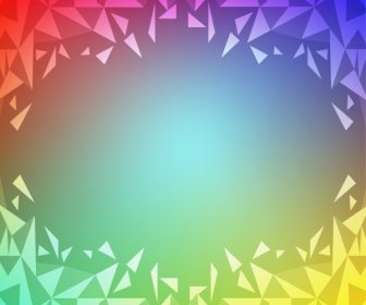 Colorful Abstract Background Poly Style Design