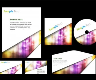 Colorful Abstract Corporate Identity Template