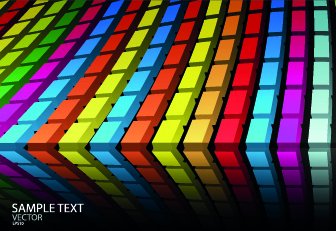 Colorful Abstract Design Elements Background