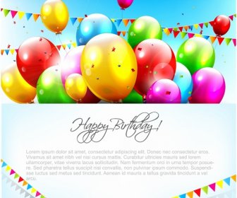 Colorful Birthday Background