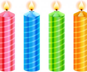 Colorful Candle Collection