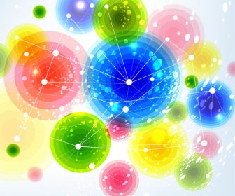 Colorful Circle Abstract Background