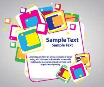 Colorful Cubes Card Design