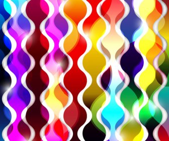 Colorful Curve Abstract Background