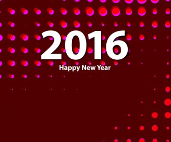 다채로운 새 해 복 많이 2016 배경