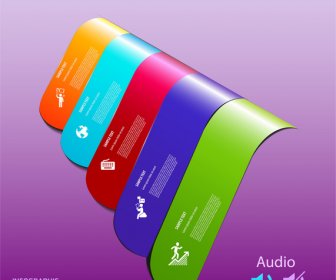 Colorful Infographic Vector Of Business Annual Report