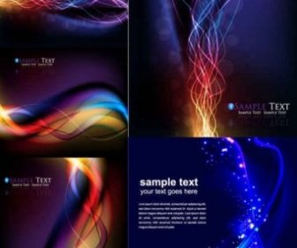 Colorful Light Dynamic Dark Background Graphics Vectors