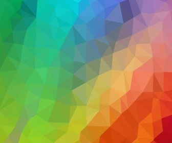 Colorful Low Poly Abstract Background Vector Illustration