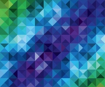 Colorful Mosaic Pattern Abstract Background Vector Illustration