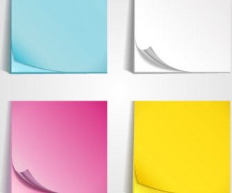Colorful Post It Templates