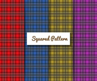 Colorful Squared Pattern Background
