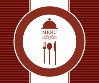Commonly Restaurant Menu Cover Template Vector Set