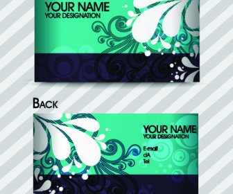 Commonly Stylish Business Card Design Vector
