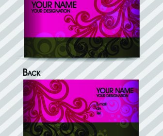 Commonly Stylish Business Card Design Vector