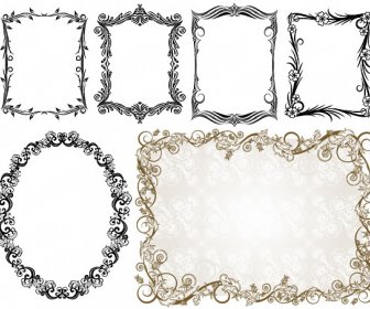 Commonly Used Ornate Border Vector