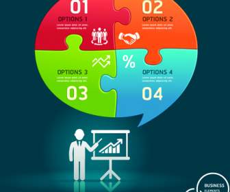 Concept Business Infographics Vector