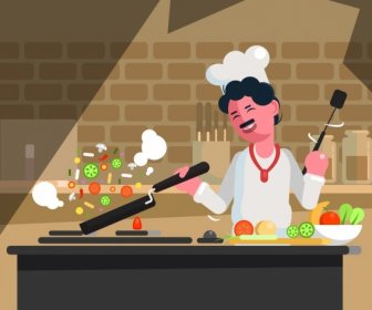 кулинарная работа картина мужской повар кухня иконы