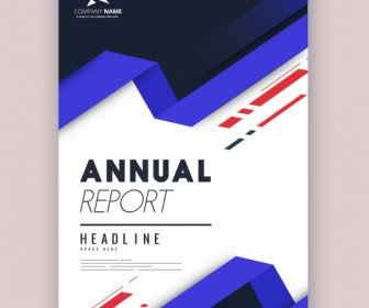 Corporate Annual Report Template Elegant Modern 3d Design