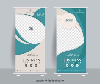 Corporate Banner Templates Elegant Modern Standee Design