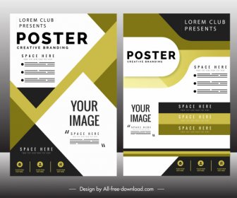 Corporate Brochure Template Colorful Modern Abstract Layout