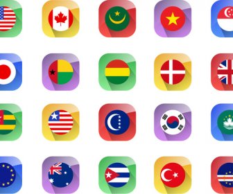 Country Flag Icons Collections