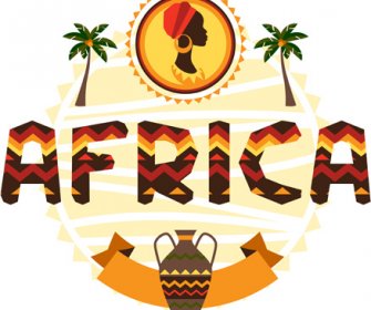 Yaratıcı Afrika Plan Vektör