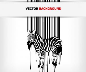 Creative Barcode Background Vector Set