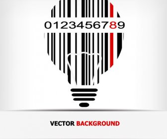 Creative Barcode Background Vector Set