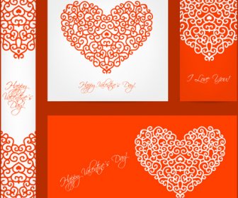 Cartões De Dia Dos Namorados Criativo Corações
