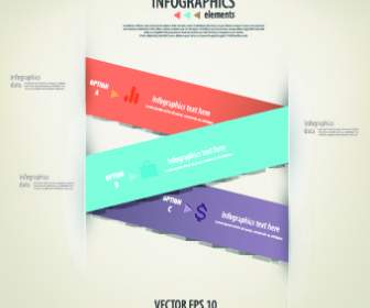 Infographic Creativa Con Numero Disegno Vettoriale