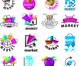Creative Market Logos Vector Set