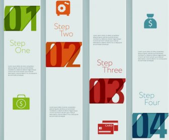 Creative Number Business Banner Vector