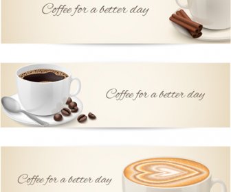 كوب من القهوة شعار مكافحة ناقلات الرسومات