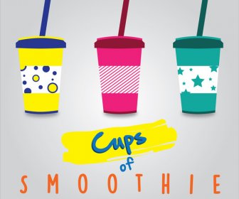Cup Of Smoothie For Icon And Logo