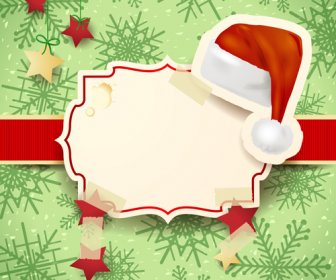 フレーム ベクトルのセットとかわいいクリスマス カード