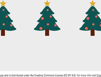 Симпатичные Рождественская елка вектор
