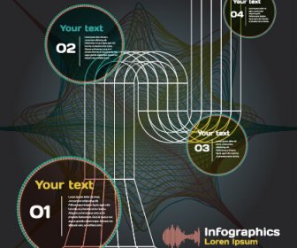 Темная штриховка инфографики с диаграмм векторы