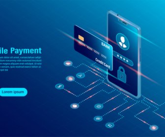 Conceito De Proteção De Dados Transação De Segurança De Pagamento On-line Via Cartão De Crédito Proteger O Financiamento De Dados E Confidencialidade