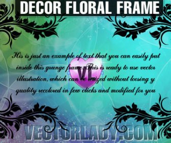 Decor Floral Frame