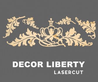 Dekorasi Liberty Siluet Untuk Lasercut