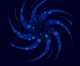 decorative background dark blue swirled motion decor